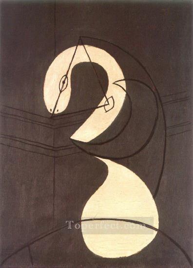 Figura Tete de femme 1930 Cubismo Pintura al óleo